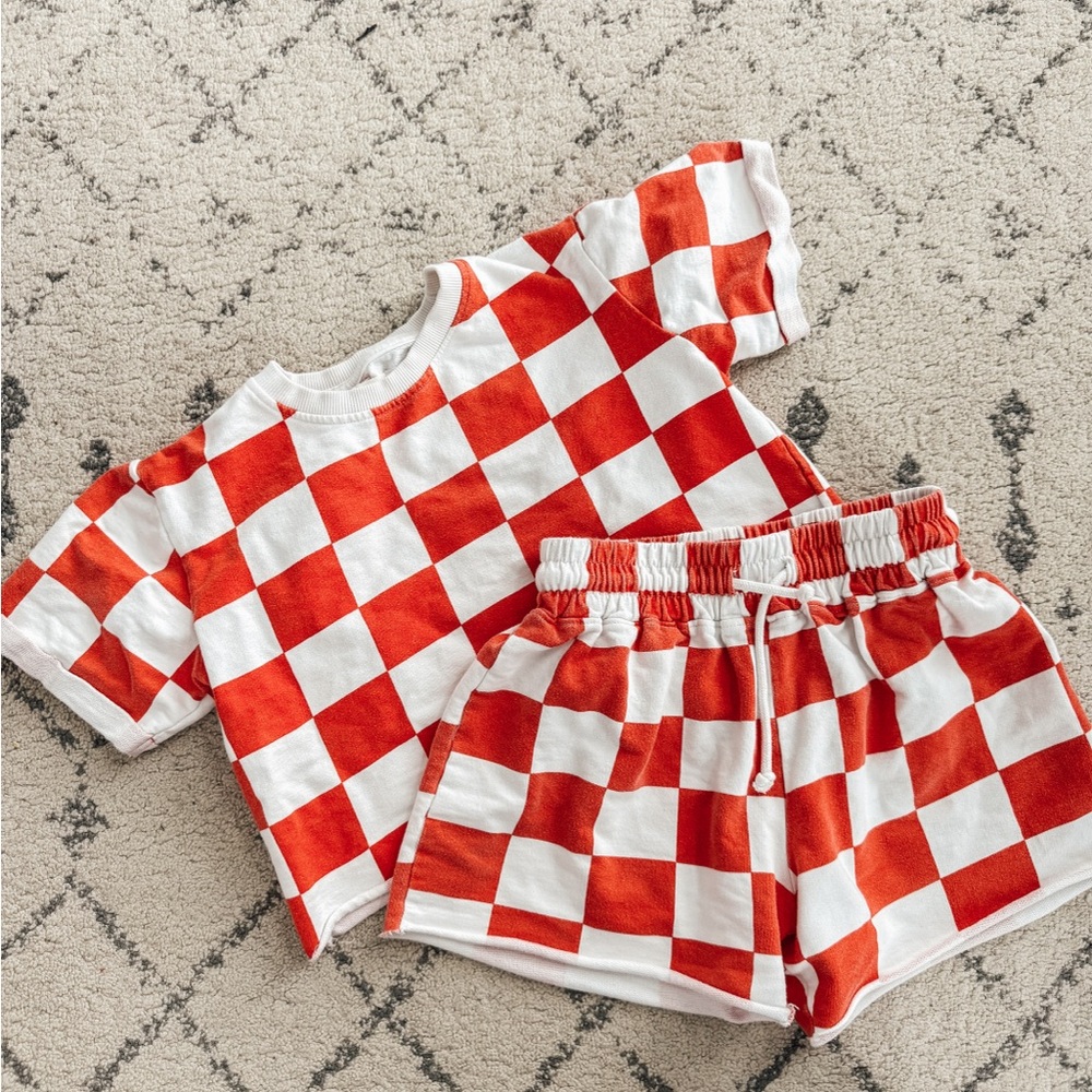 Nora Madison checkered set